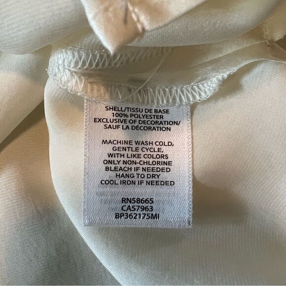 NWT! BP ivory lace trim tank with adjustable straps - Picture 6 of 14